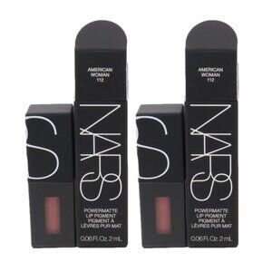 2X Nars Powermatte Lip Pigment American Women Mini 0.06oz/2ml New With Box